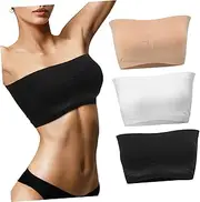 [BESPORTBLE] Elegant Strapless Bras Removable Pads Soft and Breathable Size Small-3x