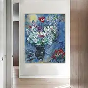 Paint by Numbers for Adults Marc Chagall《The Anemones》 Adult Paint by Number Kits On Canvas