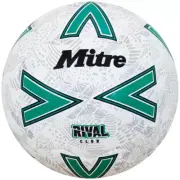 Mitre Rival Club Soccer Ball - Durable Training & Match Football, Size 5