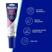 Selleys Silicone Wet Area Mould & Water Resistant 90mL Sealant