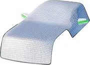 Snow Car Cover, Extended Car Window Protector, Windshield and Hood All-Season Protection Cover, Portable Car Cloth Sun Shade for and Trucks, Winter and Summer Weather Shield