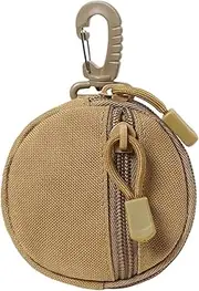[ノーブランド品] Coin Purse, Coin Purse | Round Change Bag | Wireless Headset Pack, Coin Wallet, Money Pouch, Multifunctional Waist Bag for , Earphones, mud, 説明を参照してください