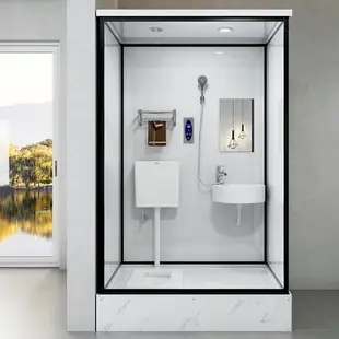 【台灣公司保固】整體淋浴房家用整體衛生間簡易集成廁所一體式洗澡間干濕分離浴室