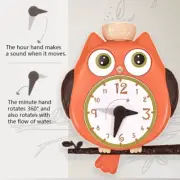 Kids Shower Bathtub Cup Owl Clock Baby Suction Spray Water Toy