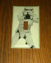CLASSIC STAR WARS IMPERIAL STORMTROOPER Light Switch Cover Plate D