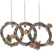 HOUDERCO Parrot Swing Toy Bird Parakeet Swing Toys Bird Hammock Bed Parrot Climbing Stand