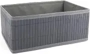 Gelco Design Réunionweihe Bamboo Storage Box, Grey, 26 x 15 x 13.5 cm