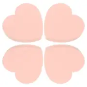4 Books Note Memo Pad Heart Shaped Notepad Self-adhesive Memo Pad Colorful Memo