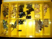 5 Adjustable double Ball Catch, 6 Mini-latch pivot hinge-Wood Hinge Part Kit
