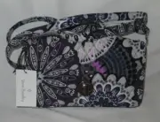 Vera Bradley Women TURNLOCK CROSSBODY Color MIMOSA MEDALLION purple black gray