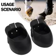 Secure Fit Horse Hoof Guards 2pcs Rubber Hoof Boots for Optimal Support