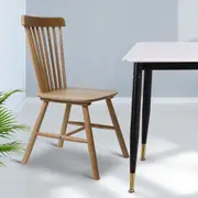 Levede a set of 2 Windsor Wooden Dining Chairs - Oak