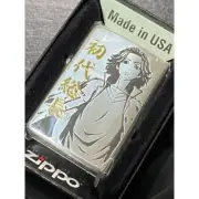 Zippo Tokyo Revengers Manjiro Sano Mikey First President Silver Etching Lighter