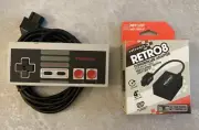 Retro-Bit RETRO 8 CONTROLLER ADAPTER & OEM NES controller NES CLASSIC WII WII U