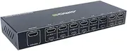 8 in 1 Out KVM Switch Sharing/Keyboard//Pr Among 8 Hosts/ 4K@30Hz/ o&Video Sync Output Black Black One Size