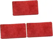 BESPORTBLE 3pcs Non-Slip Mat Door Rugs +doormats Fluffy Carpet Entry+mat Shower Room Mats Front Door Rug Indoor+Floor+mat Outdoor Doormat Area Rugs Entrance Mat Red Polyester Fiber (Polyester