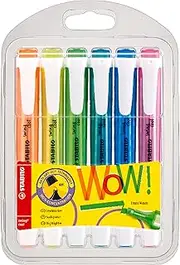 STABILO swing cool Highlighter - Wallet of 6 Assorted Colours