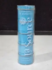 SET OF 5 NEW -Crabtree & Evelyn La Source Scented Travel Candles