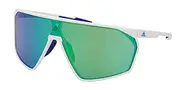 Adidas SP0073 PRFM Shield 21Q Men's Sunglasses White Size 143