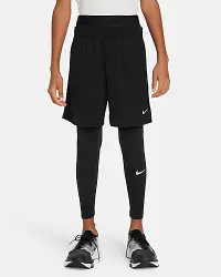 在飛比找Nike官方商店優惠-Nike Pro Dri-FIT 大童 (男童) 緊身褲