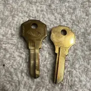 Lot Of 2 New Corbin Cabinet Lock Key Blanks 5861KS Uncut Locksmith