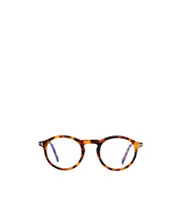 geometric plano mirror 49 Blonde Havana