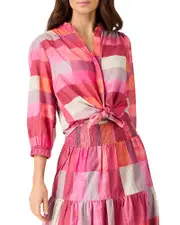 Nic+Zoe Sunset Plaid Girlfriend Shirt