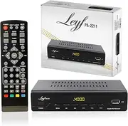LEYF PA-2211 Full HD 1080p DVB-T2 DVB-T2 TNT Tuner TV Decoder (HDTV, SCART and USB) HD for TV