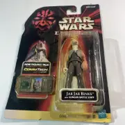 Jar Jar Binks Sealed 1998 Hasbro Star Wars Episode 1 Action Figure Sealed