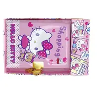 在飛比找PChome24h購物優惠-Hello Kitty 硬殼筆記本附鎖 (粉盒裝款)