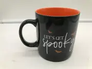 At Home Ceramic 18oz Let's Get Spooky Bat Coffee Mug CC02B52020
