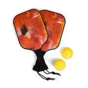 Pickleball Paddle Set of 2 Pickelball Balls Pickleball Paddles Pickleball Bag