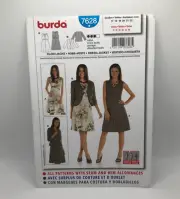 Burda 7628 Ladies 8-18 Dress and Jacket Sewing Pattern UNCUT