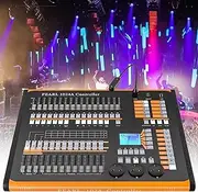 DMX Stage Lights Controller,1024 Channel,DMX 512 Stage Lights Console Fog Lighting Mixer Board DJ Equipment DJ Controller,for Party Stage Lighting Music Show Wedding Club Christmas