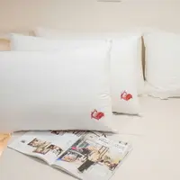 在飛比找樂天市場購物網優惠-【LOGO枕】 新光四孔纖維棉枕頭 電繡LOGO 聚酯纖維棉