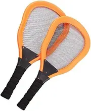 SUPVOX Badminton Ball Racket Portable Cloth ’s Paddle Beach Accessories Racquet Backyard Outdoor Beach Racket Red