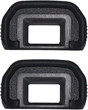 90D Eyecup Camera Eyepiece Viewfinder for Canon EOS 90D 80D 70D 60D 50D 40D 20D/5D MKII 6D MKII, Replaces EB & Bubble Spirit Level Hot Shoe Cover (2+2 Packs)