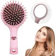 Cartoon Anti-Static Hair Brush With Mirror Comb, Mini Travel Hair Brush, Wet And Dry Hair Tangled Hair Brush, Easy To Pass Through Tangles, Easy To Smooth Massage Haircut, Suitable For Girls, Ladies