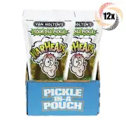 Full Box 12x Pouches Van Holten's Warheads Sour Jumbo Dill Pickle In Pouch | 5oz