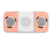 Wireless Charging Mobile Phone Holder Mobile Power 10000mah Bluetooth Speaker Multi-function Mini Charging Treasure-Pink