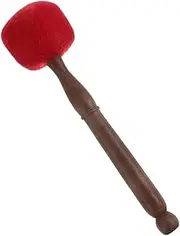 Abaodam 1 PC Lightweight Nepalese Singing Bowl Striker Red Wooden Mallet for Meditation Yoga Deep Relaxation Compact for Easy Carrying and Long Term Use