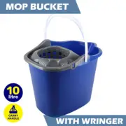 Xtra Kleen® Mop Bucket With Wringer Strong Durable Easy Pour Spout 10L