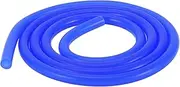 X AUTOHAUX 1 Pcs Silicone Vacuum Tubing Hose 5Ft 1/8" 3mm ID 2mm Thickness Automotive Vacuum Line High Temperature Blue 130PSI Max Pressure