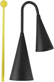 Cowbell For Drum Set,Portable Bright Cow Bells - Compact Ergonomic Hand Chimes For Music, Performance, Travel, Outdoor