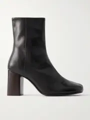[LEMAIRE] LEMAIRE - Anatomic Leather Ankle Boots - Black - FR39 FR39 Black