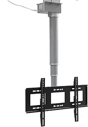 Motorised TV Bracket Stand - Height Adjustable TV Stand and Wall Mount Motorized Tv Mount, Motorized Ceiling TV Mount, with Remote Control, Fits 26-70 Inch Low Profile TVs (Size : 90cm)