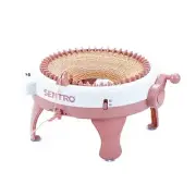 Knitting Machine with Row Counter, Smart Weaving Loom Round Spinning