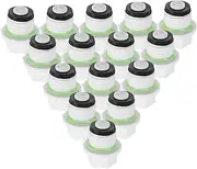 Luxshiny 20pcs Multi Use Hose Plugs White Plastic Pipe End Caps for Tubing Easy to Install Thread Stoppers for Garden Hose Accessories User Friendly Design Long Lasting Performance