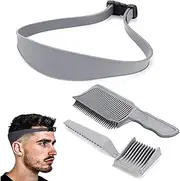 3 Pcs Barber Combs, Barber Combs with Hair Trimming Guide, Comb Professional Hair Cutting Comb Barber Cutting Comb, Fade Comb Blend Comb, Professional Curved Positioning Comb for Barber or At Home