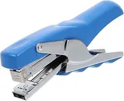 TOGEVAL Handheld Stapler Manual Staplers Handheld Pastel School Supplies Hand Mini Product Tool School Small Desk Convenient Portable Handle Use Teachers Essential Classroom for Iron Blue